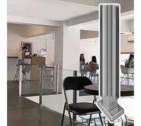 Générique Sapphire Cafe Safety Glass Railing Post System - 105cm Handrail Balustrade with Base & Fittings, Indoor Glass Panel Support Bar for Enhanced Safety & Style