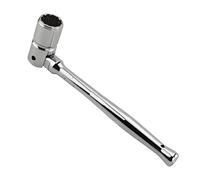 Générique Scaffold Ratchet, Heavy Duty Spanner, 10.24x0.98x0.98 Inches Adjustable Ratcheting Wrench, Ergonomic Handle Tool for Vehicle Drive, Ironworker Construction Maintenance Attachment