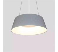 Générique Scandinavian Designer Single Head LED Pendant Light Modern Counter Round Pendant Light Indoor Decorative Lighting Fixtures(Warm White,Grey 45cm)