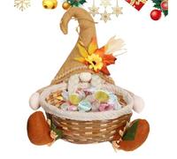 Générique Scarecrow Fruit Basket - Thanksgiving Basket Cute Doll Decor
