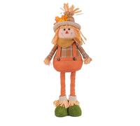 Générique Scarecrow GNOME Doll - Extendable Legs Plush | Harvest Figurine
