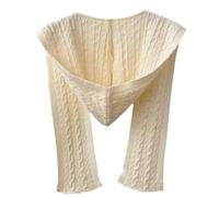 Générique Scarf with Hood 2 in 1, Casual Hooded Scarf for Women, Trendy Soft Cozy Hooded Knit Shawl Wrap for Outdoor Autumn Winter