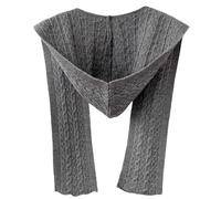 Générique Scarf with Hood 2 in 1, Casual Hooded Scarf for Women, Trendy Soft Cozy Hooded Knit Shawl Wrap for Outdoor Autumn Winter