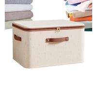 Générique Scatole Di Stoccaggio In Tei In Tessuto | Scatole Contenitori Traspiranti Con Grande Capacità - Contenitori Pieghevoli Per Ripostiglio | Per Maglioni, Asciugamani, , Soggiorno, Camera Da ,
