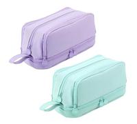 Générique SCHER SCHECH - Étui À Crayon De Grande Capacité pour L'école, De Fournitures D'écriture avec 4 Compartiments, Stockage De Papeterie Robuste pour, Le s Adultes, La Classe, L ES Marque