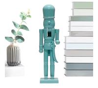 Générique Schiaccianoci Natalizi in Legno 38 Cm - Centrotavola Decorativo Schiaccianoci Classico | Pupazzo Natalizio in Legno per CASA, Libreria, Hotel, Bar, Feste | Decorazione Natalizia Elegante
