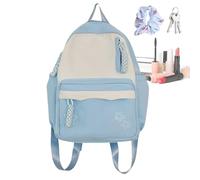 Générique School Bag, Women Backpack, 9.06x3.94x12.6 Inches, Lightweight Travel Bag, Stylish Laptop Bookbag, Waterproof Multi Pocket for Work, Commuting, Business, Hiking, Outdoor, Office