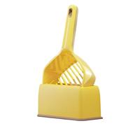 Générique Scoop for Cat Litter - Long Handle Deep Shovel with Holder, Deep Pooper Shovel Withs Long Handle | Wide Litter Box Tray Sifter Pet Supplies for Living R OOM Balcony Bedroom Home Apartment