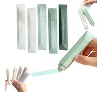 Générique Scrapbooking Double Sided Tape Roller, 5-Pack Craft Adhesive Glue Runner for Crafts, Adhesive Glue Runner Scrapbooking Supplies Journaling School Office Teacher (Green)