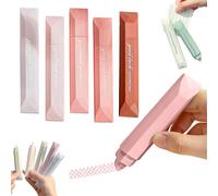 Générique Scrapbooking Double Sided Tape Roller, 5-Pack Craft Adhesive Glue Runner for Crafts, Adhesive Glue Runner Scrapbooking Supplies Journaling School Office Teacher (Pink)