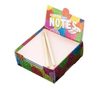 Générique Scratch Doodle Note Pads - Craft Paper Sheet Set, Creative Drawing Activity Supplies | for Kids Girls Boys Family Art Entertainment Learning Use Scratch Paper, Doodle Sheets, Art