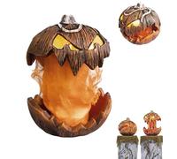 Générique Screaming Pumpkin Head, Extendable Talking Mouth, Lifting Scary Light Up Pumpkins Lights, Realistic Sound, for Indoor Outdoor(1pcs)
