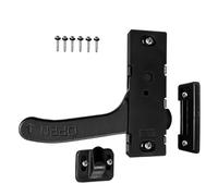 Générique Screen Door Handle, Entry Grab Bar, 3.66x1.14 Inches, Sleek Black Ergonomic Design Weatherproof Construction, Motorhome Handle for Trailer, Patio, Closet, Barn, Cargo, Van and Rv
