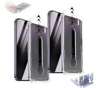 Générique Screen Protector, Mobile Phone Privacy Screen 3 in 1, 2025 New Invisible Screens Protector, Fingerprint-Proof Dust Free Without Bubbles, For iPhone All Series (Privacy Film,for 11pro/XS/X)