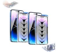 Générique Screen Protector, Mobile Phone Privacy Screen 3 in 1, 2025 New Invisible Screens Protector, Fingerprint-Proof Dust Free Without Bubbles, For iPhone All Series (Ultra-HD,for 13promax)
