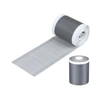 Générique Screen Repair Tape - 196.85 Inch Mesh Patch Roll | PE Self Adhesive Waterproof Heavy Duty Window Door Net Fixing Strip Cuttable Weather Resistant Screen Hole Repair Solution