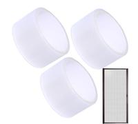 Générique Screen Repair Tape - 3 Roll Waterproof Strong Bond Tape, Self Adhesive Mesh Mend Kit | Door Window Patch Solution Tear Crack Hole Fixing Strip Outdoor Indoor Protection Use