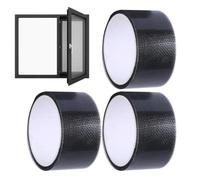 Générique Screen Repair Tape - PU, 3 Rolls 78.74 Inches Self Adhesive Waterproof Mesh Patch | Window Screen Repair Kit For Patio, Porch, Balcony, Door, Indoor Outdoor Home Maintenance