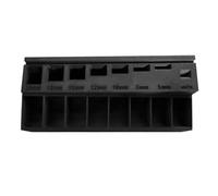 Générique Screw Size Organizer, Automatic Bolt Case, M3 Hardware Divider Tool Kit Sorting Organizer, Study Workshop Container, for Nuts Nails Screws Garage Home Repair Parts Management Use