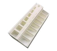 Générique Screw Size Sorter - Bolt Screw Length Sorter Organizer Tray, 3D Printing Toolbox Spqace Saving Ergonomic Case for Nails Store Hardware Home Garage Workshop Work and Others