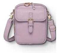 Générique Sculpture Crossbody Bag, Crossbody Leather Bag for Women, Vintage Anti-Theft, Built in Wallet, Large Capacity (Pink)