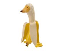 Générique Sculpture de banane Banane fantastique Ne vous inquiétez pas Ornement Statue d'art de banane Jardin Cour Décoration extérieure (C, 15cm)