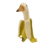 Générique Sculpture de banane Banane fantastique Ne vous inquiétez pas Ornement Statue d'art de banane Jardin Cour Décoration extérieure (B, 7cm)