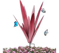 Générique Sculpture De D'agave en Métal - Art De Jardin Rustique Tequila Résistant Aux Intempéries, Piquet en Métal pour Cour Extérieure Et Décoration Intérieure, Figurine De du Désert P