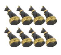 Générique Sculptures De Chat Miniatures en Résine, 8 Pièces, Petites Figurines De Chat, Micro Décorations De Mignon De Jardin, Sculptures De Miniatures Adorables