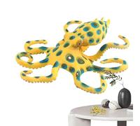 Générique Sea Animal Figure - 12 Cm Blue Ronted Octopus Toy, Early Education Realist Marine Figurine, Children's Cognitive Educational Prop | Décoration De Bureau pour Les Learning Aquarium Affichage