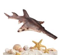 Générique Sea Animals Figures, Realistic Sawfish Model, Educational Learning Toy, Detailed Marine Life Statue, Desktop Decoration for Dormitory, Living Room, Shelf, Apartment, Kitchen, 36x16.5x8cm