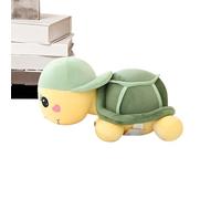 Générique Sea Turtle Stuffed Animal, Soft Plush Turtle Toy with Adorable Hat, Skin-Friendly Cuddly Doll Figure for Baby Shower Present, Beach-Themed Nursery Decor, Travel Companion for Kids, Toddler