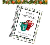 Générique Seasonal Greeting Album, Festive Card Organizer Holder, Christmas Keepsake Display Book, Celebration College Family Exchange, Memento Storage Solution, Decorative Memory Keeper