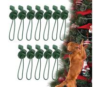 Générique Seasonal Hanging Clips - Ornament Hangers for Winter Display | ABS with No Slip Grip, Reusable Hook Set, Christmas Tree Garland Wreath Window Stocking Mantle Patio Wall Picture Decorations
