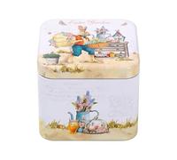 Générique Seasonal Snack Case - Rabbit Tin for Easter Fun | Iron Box with Compact Size, Cookie Candy Holder, Decorative Treat Container, Ideal for Home, Bedroom, Living Room, Party Celebration