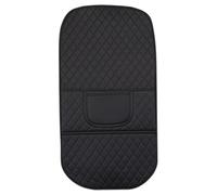 Générique Seat Back Protector, Car Back Seat Cover with Organizer Pocket, Kick Mat Protective for Backseats, Prevent Scratches, Black with Red Lines, Sized 35X43cm