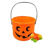 Générique Seau de d'halloween,Seau de,Trick Or Treat Seaux de de Bonbons | Seau à friandises d'halloween en Forme de Visage de, Panier à Bonbons Portable ou friandises