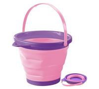 Générique Seau De Plage, Seaux Pliables en Silicone avec Poignée, Seaux de Sable, Jouet pour Plage, Jardin, Piscine