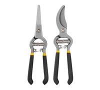 Générique Sécateur à Lames croisées (Lot de 2) for Jardin, Taille-Arbres et cisailles Main(Brown)