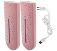 Générique Sèche-chaussures Électrique Portable USB Lampe UV Désodorisante, Sèche-bottes Rapide pour Maison et Voyage, Paire Légère et Pratique, Prévention des Odeurs et Séchage Intelligent,