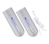 Générique Sèche-chaussures Portable Blanc en Abs Rapide pour Maison et Voyage, Désodorisant Pratique et Séchage des Chaussures