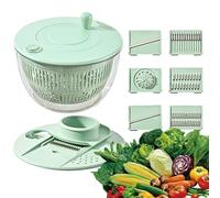 Générique Sèche-Linge À Légumes - 23,5 X 14 Cm De Laveuse De Comptoir, Multi-Usure | Bol De Design Transparent, Rangement Facile, Fabricant De Salades Croustillants Efficaces, Pâtes Girer Gadget F