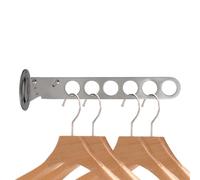 Générique Sèche-Linge Mural - Porte-vêtements en Acier Inoxydable | Cintre à Linge Pliant Peu encombrant, pour Douche, Salle de Bain, Balcon, Appartement, dortoir, collège, Armoire, Placard