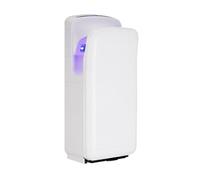 Générique Sèche-Mains Automatique à Air Pulsé 2000W - Séchage Ultra-Rapide 3-6 Sec - sans Contact, ABS Antibactérien, Fixation Murale - Idéal Toilettes Publiques et Pro