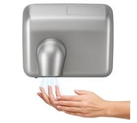 Générique Sèche-Mains Automatique à Bec 2500W - Ultra Puissant, Séchage 10-12 Sec - sans Contact, Fixation Murale, ABS Résistant - Idéal Sanitaires Pro, Hôtels, Centres Commerciaux