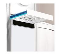 Générique Séchoir à Pantalons for Machine à Laver, étendoir à Linge Invisible, Panier Coulissant intégré dans l'armoire avec Rangement sur Rail Coulissant(Color 1,58x61-66cm)