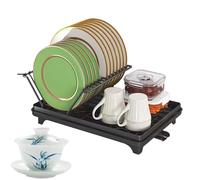 Générique Séchoir À Vaisselle | Porte-Ustensiles de Séchage,Drainage Multifonction - pour Plan de Travail, Ustensiles, Maison, Appartement, Camping-Car et