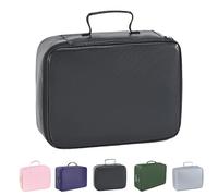 Générique Securebrites Fireproof Keepsake Box, Securebrites Waterproof Document Storage Box for Documents, with Lock, Letters, Passports, And Cards (Black,Three-layer)