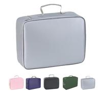Générique Securebrites Fireproof Keepsake Box, Securebrites Waterproof Document Storage Box for Documents, with Lock, Letters, Passports, And Cards (Gray,Three-layer)