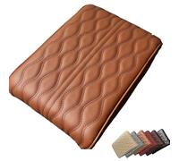 Générique Segregatei Memory Foam Car armrest Box Pad, Car armrest Box Cover, Center Console, Memory Foam Car Box Pad, Easy to Install, Suitable for All Types of Cars (Brown)